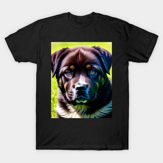 Tibetan Mastiff Puppy 07 T-Shirt by Jaymz Weiss Designz